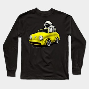 car astronaut bumblebee Long Sleeve T-Shirt